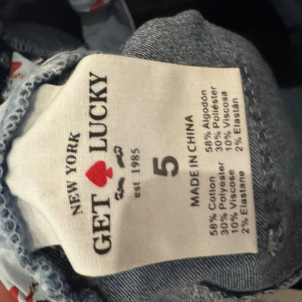 Get Lucky Brand Womens High Rise Button Fly Denim Shorts‎ Size 5 NEW JORTS